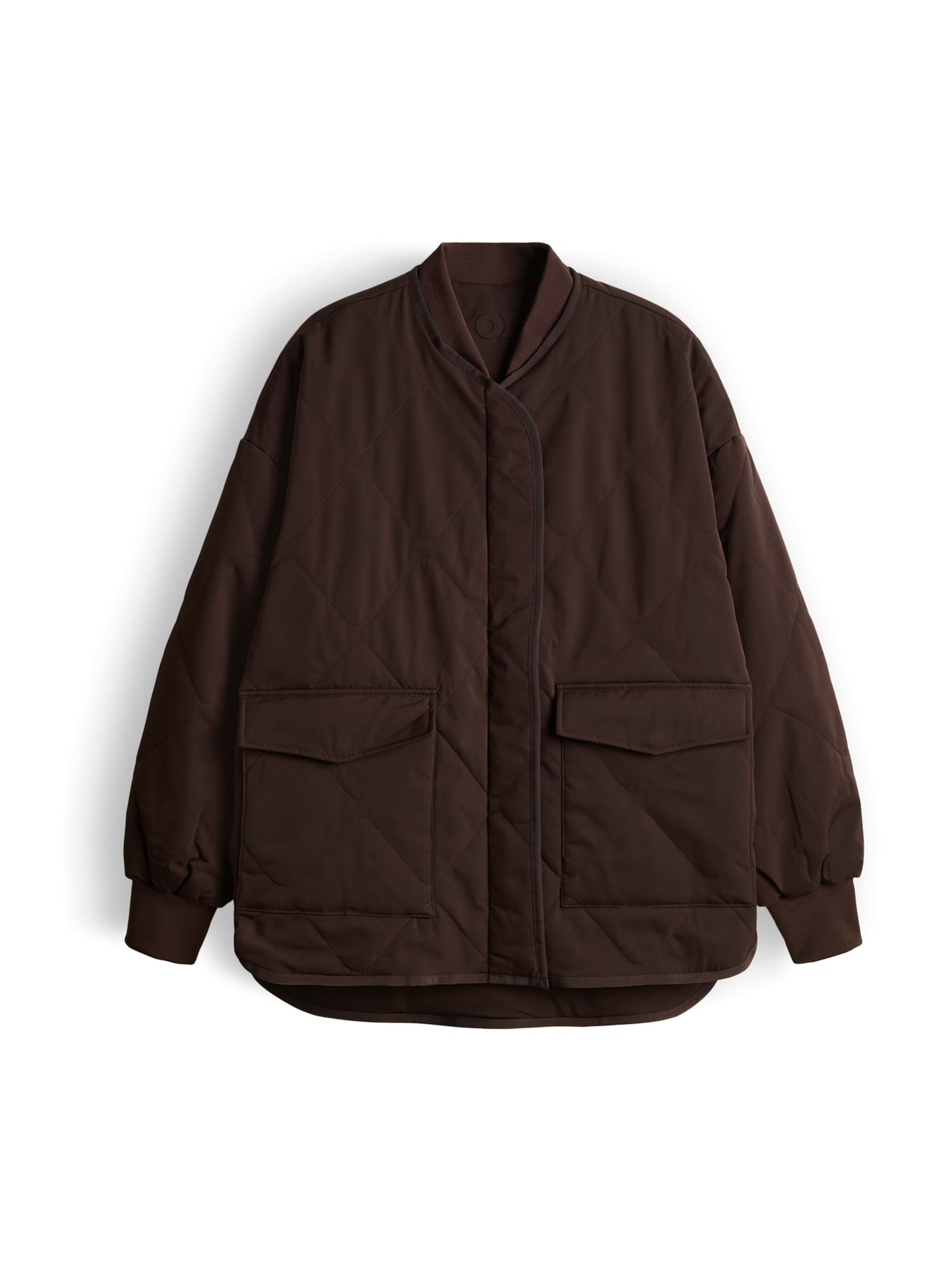 brūns OPUS Starpsezonu jaka 'Hellsy': no priekšpuses