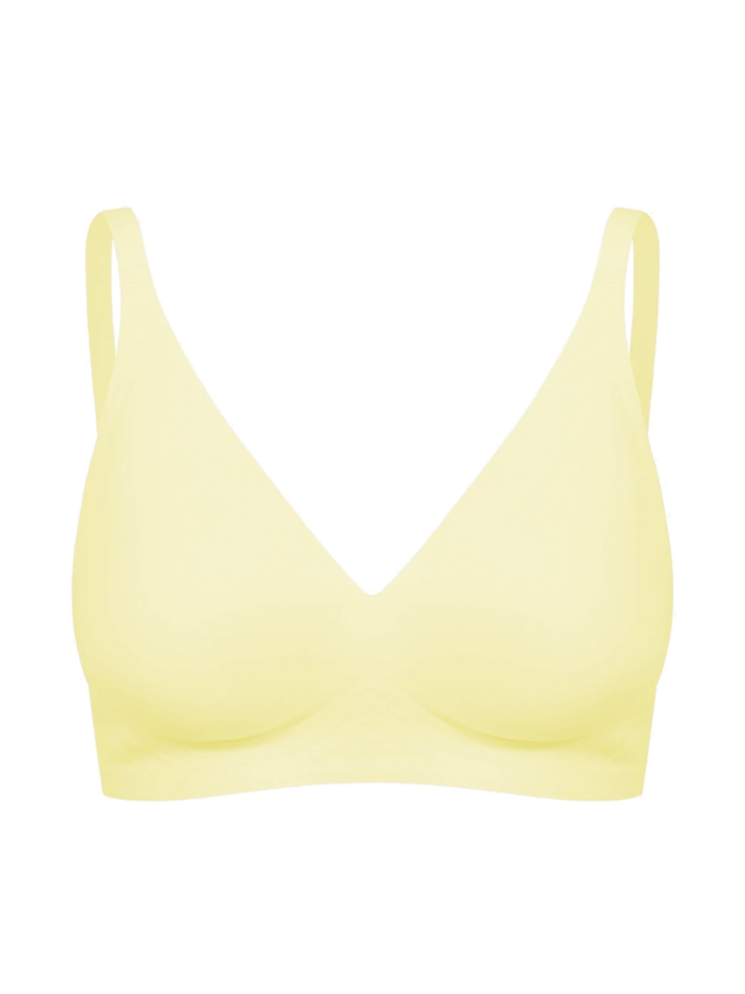 Soutien-gorge 'Comfort Push-Up BH' cfab (formerly creamy fabrics) en jaune : devant