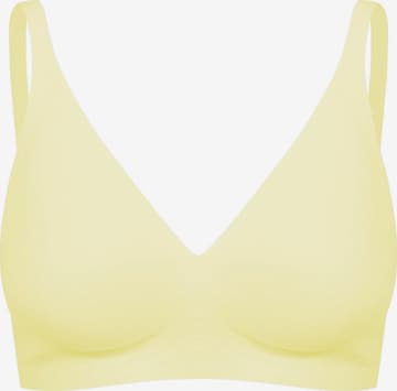 Soutien-gorge 'Comfort Push-Up BH' cfab (formerly creamy fabrics) en jaune : devant