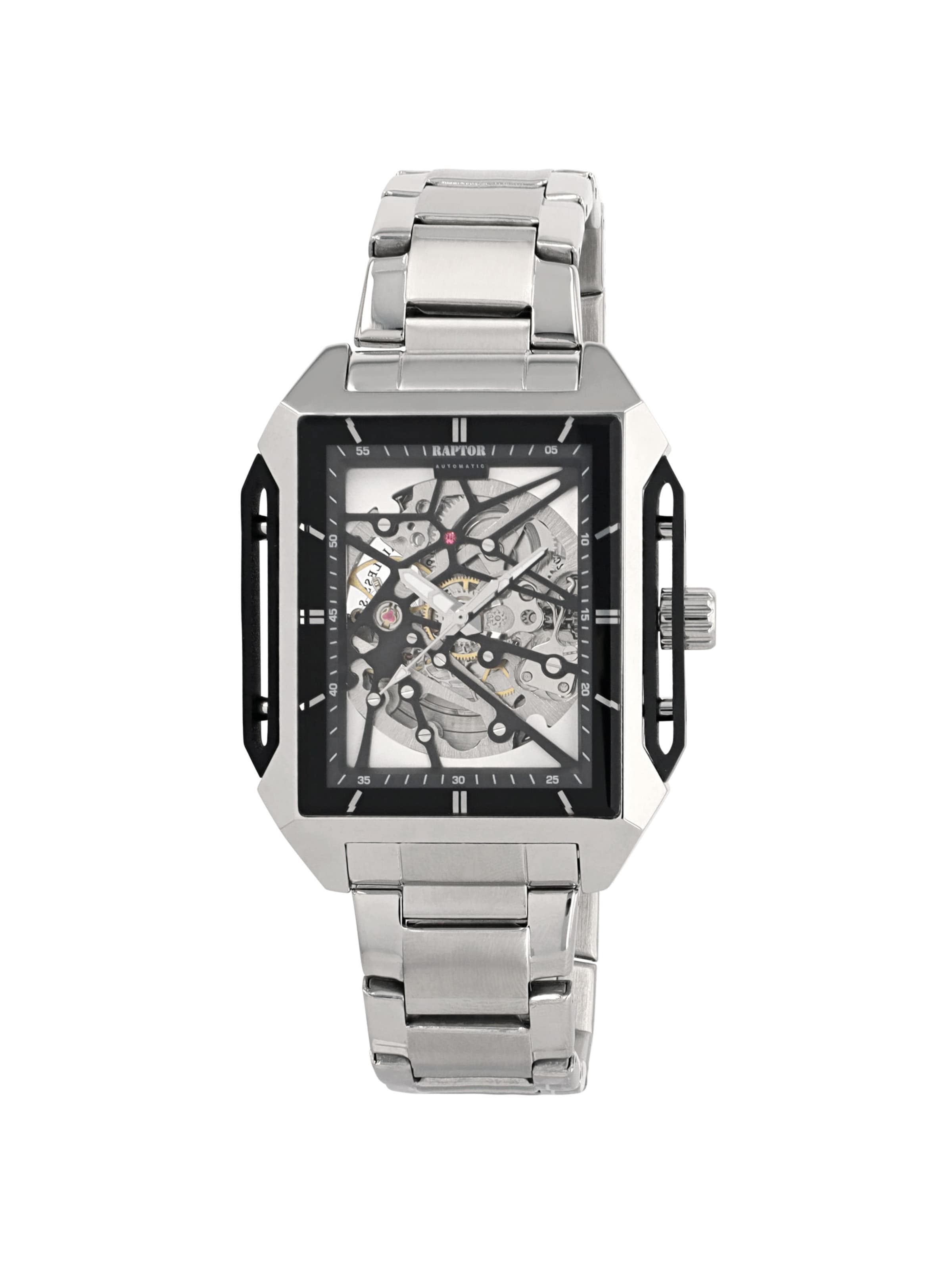 Raptor Analog Watch 'silberfarbig, 5 ATM' in Silver: front