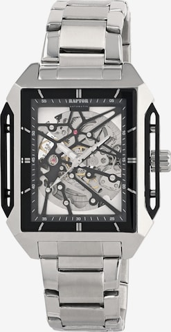 Raptor Analoguhr 'silberfarbig, 5 ATM' in Silber: Vorderseite