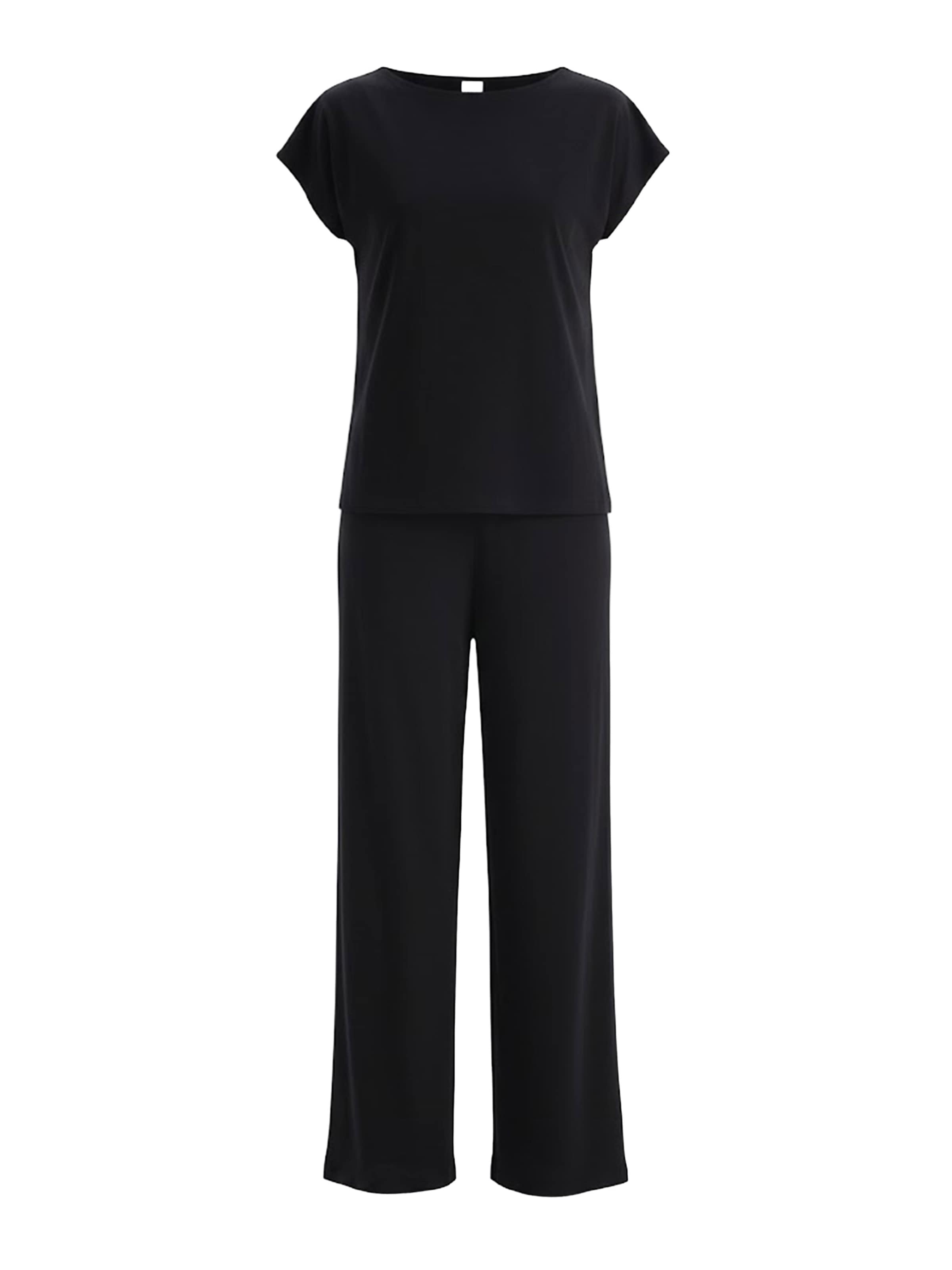 Dagi Пижама в Черный: спереди