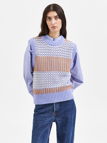 SELECTED FEMME Sweater 'Cruise' in Purple: front