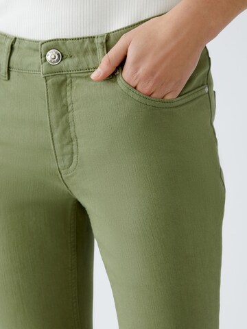 OUI Slimfit Jeggings 'Baxtor' in Grün