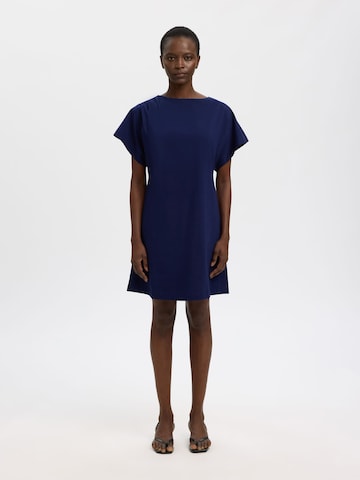 SELECTED Kleid in Blau: Vorderseite