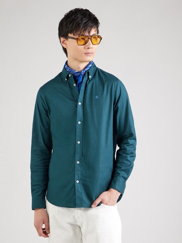 SCOTCH & SODA Regular fit Overhemd 'Seasonal Core' in Groen: voorkant