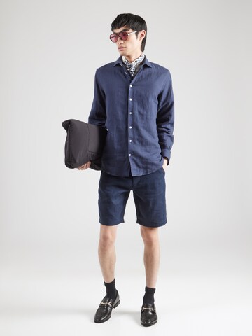 Bruun & Stengade Regular Pants 'Peppon' in Blue