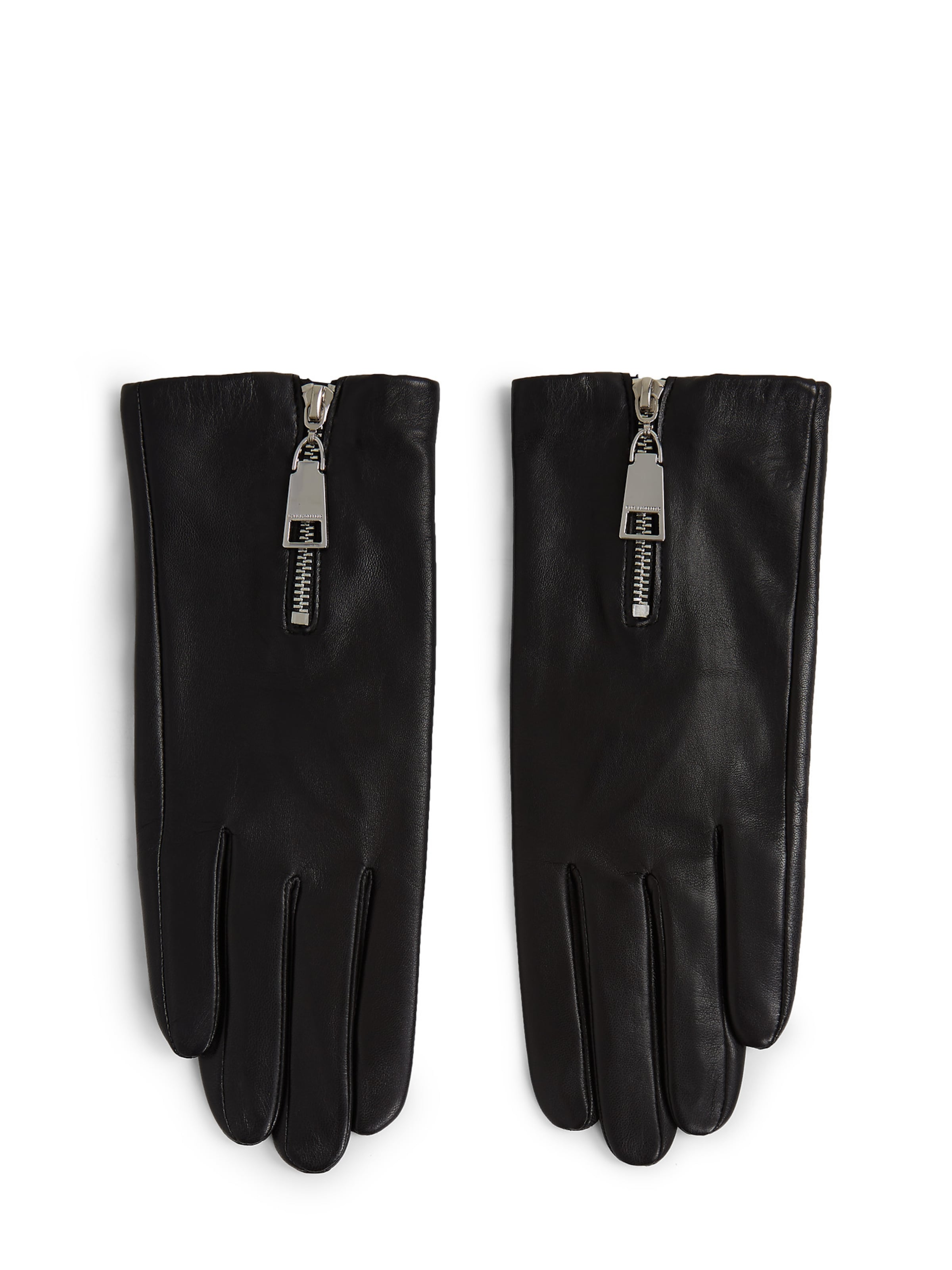 Karl Lagerfeld Kesztyű 'Essential' - fekete: elől