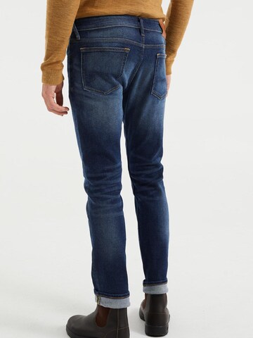 WE Fashion Slimfit Jeans i blå