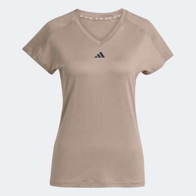 ADIDAS PERFORMANCE Funktionsshirt 'Train Essentials' in hellbraun / schwarz, Produktansicht