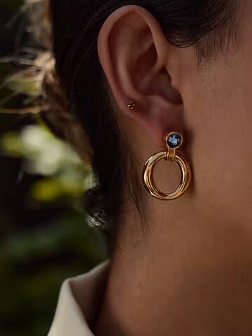 ROUGEMONT Jewellery Ohrringe 'Statement Creolen Ohrringe Marina'‌‌‌‌‌ in Gold: Vorderseite