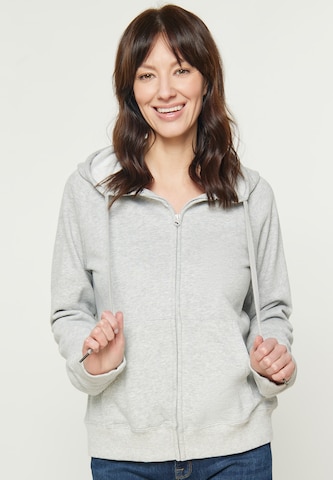 usha BLUE LABEL - Sudadera con cremallera en gris: frente