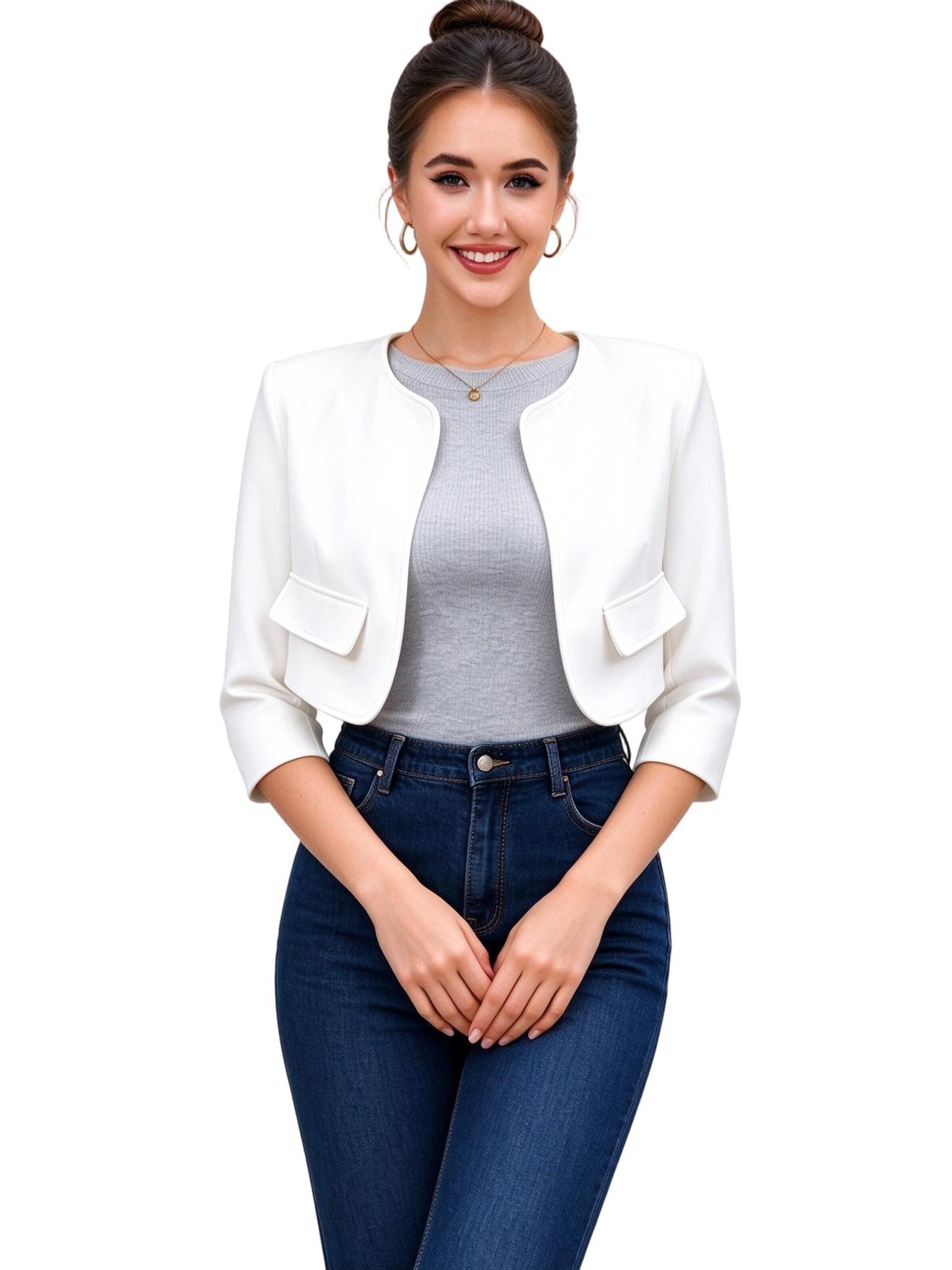 MODIURBAN Blazer in White