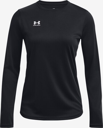 UNDER ARMOUR Functioneel shirt 'Challenger' in Zwart: voorkant