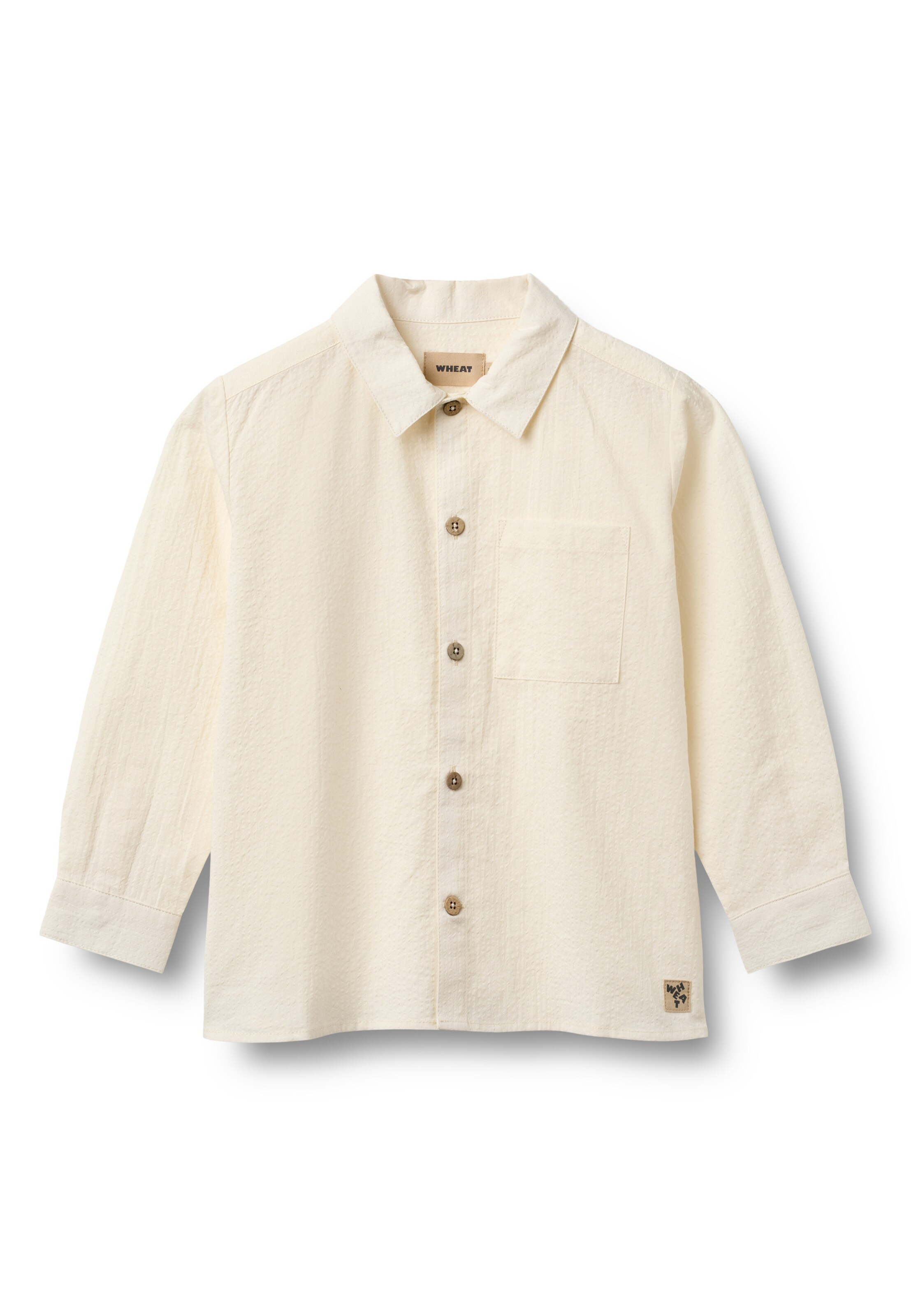Coupe regular Chemise 'Oscar' WHEAT en beige : devant