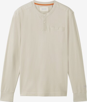 T-Shirt TOM TAILOR en beige : devant