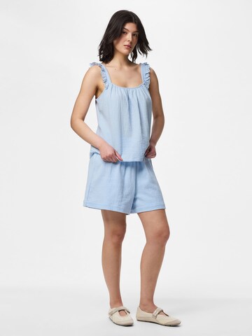 PIECES Top 'PCSastina' in Blauw