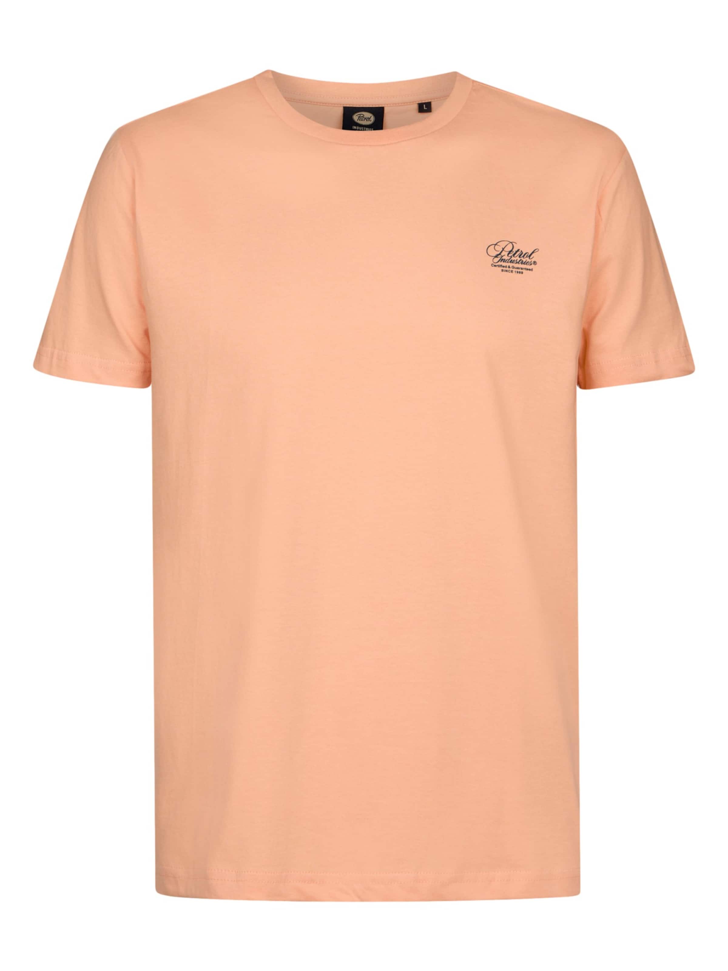 T-Shirt Petrol Industries en orange : devant