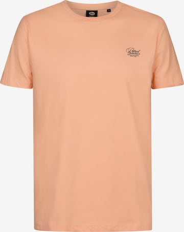 T-Shirt Petrol Industries en orange : devant