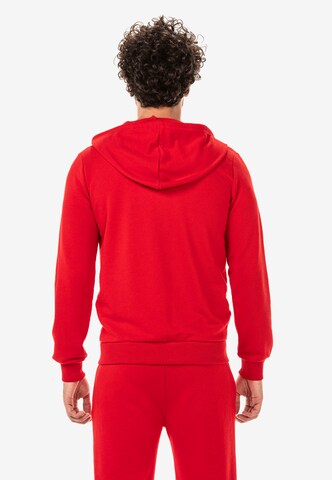 Redbridge Sweatjacke 'New Haven' in Rot