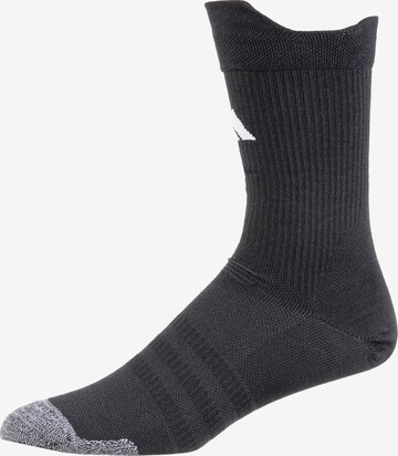 ADIDAS PERFORMANCE Athletic Socks in Black: front