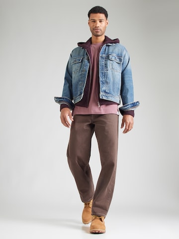 Iriedaily Majica 'Bye Bye' | vijolična barva