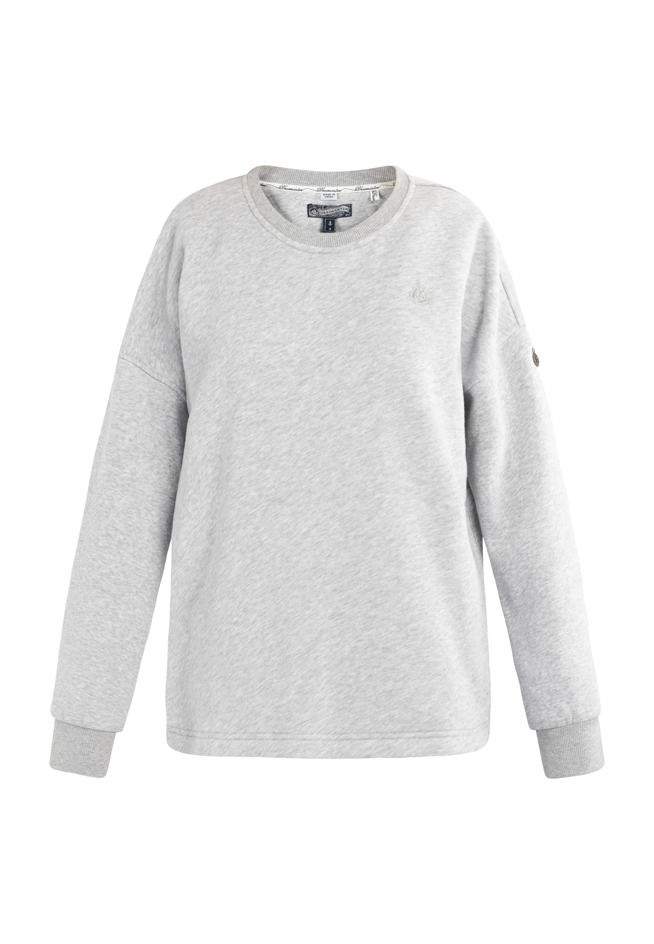 DreiMaster Vintage Sweatshirt 'Idem' in Grau: Vorderseite