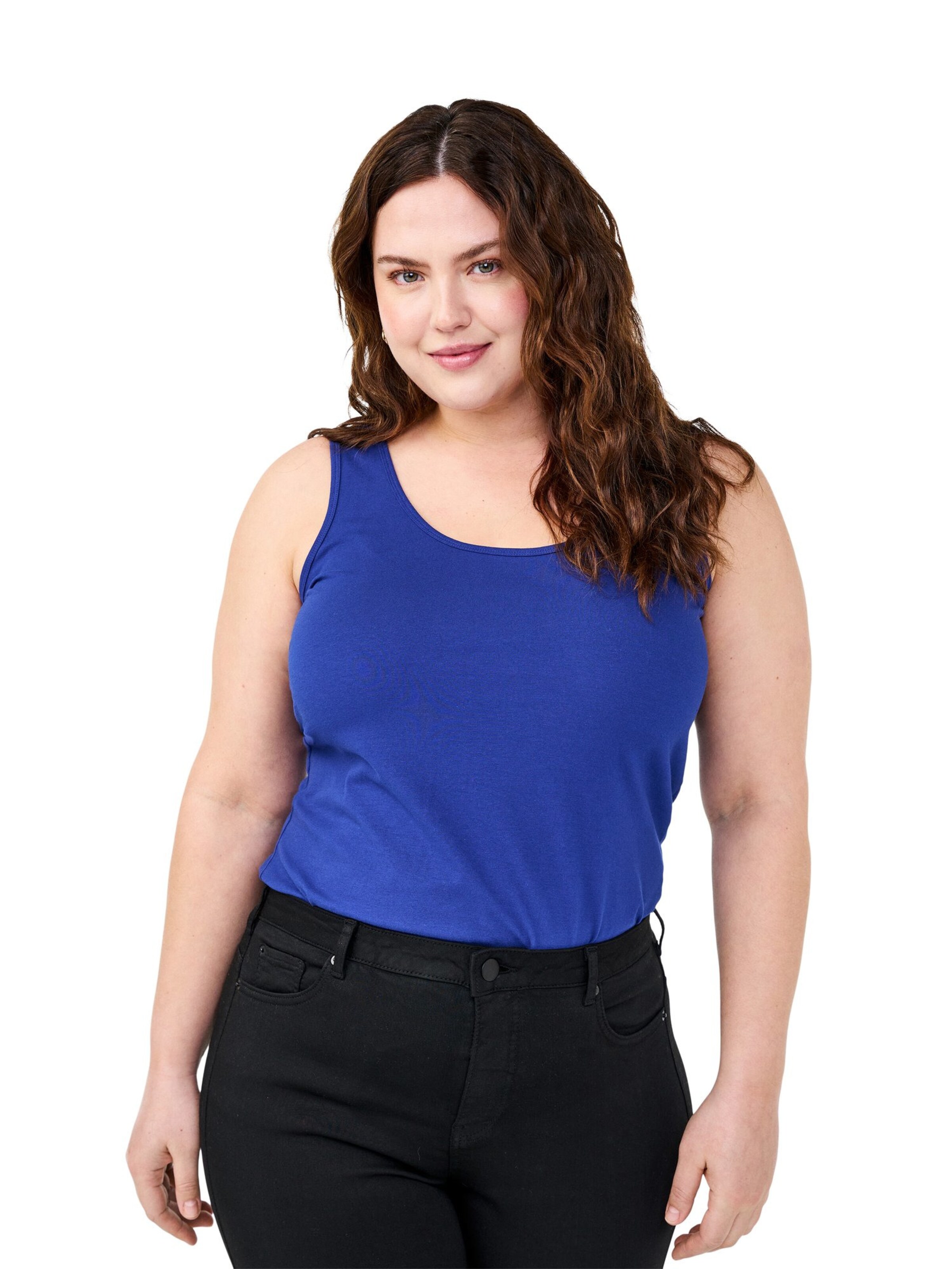 Zizzi Overdel i blå: forside