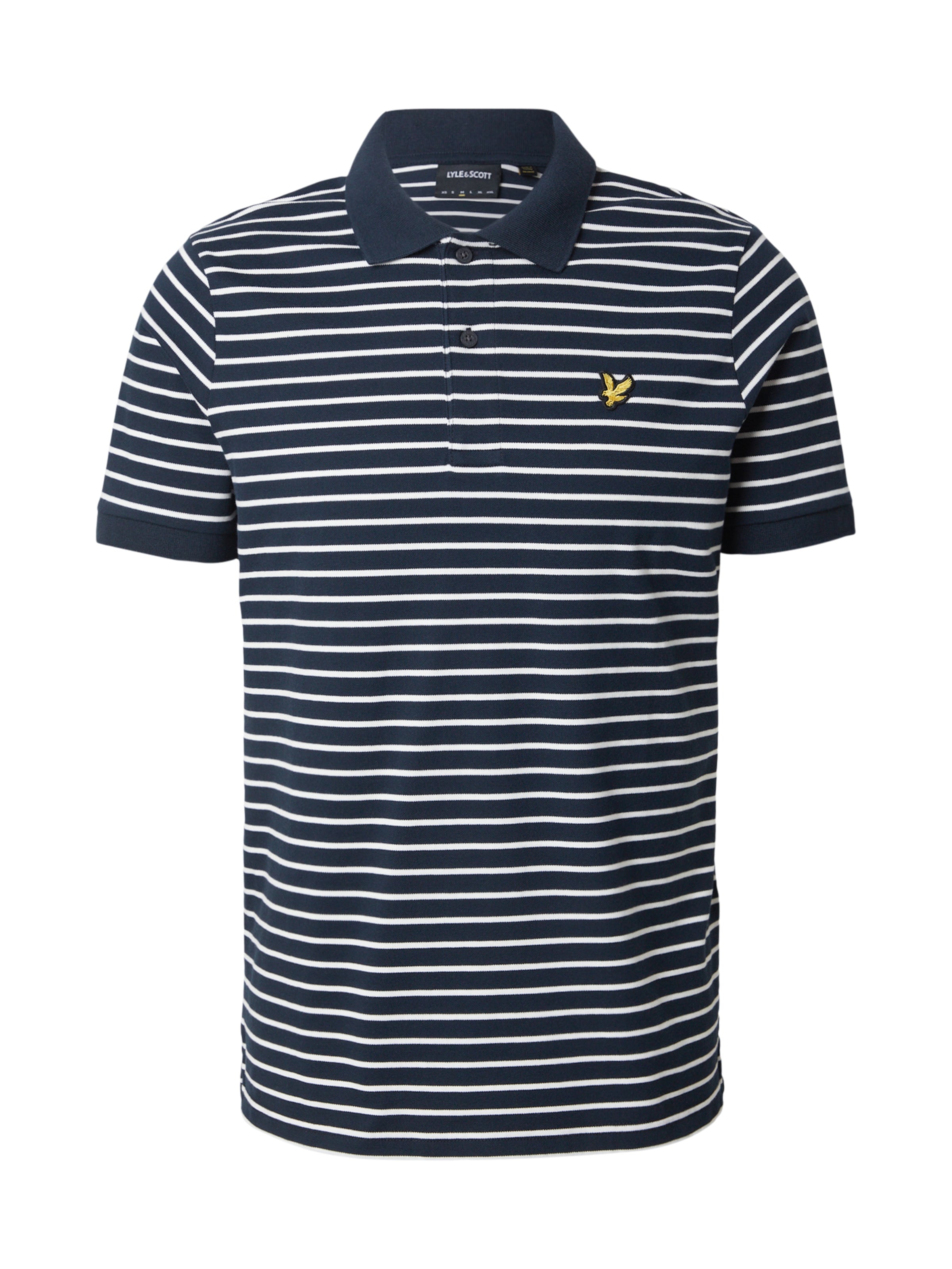 Lyle & Scott Shirt 'Breton' in XS in de kleur Marine / Wit, Productweergave