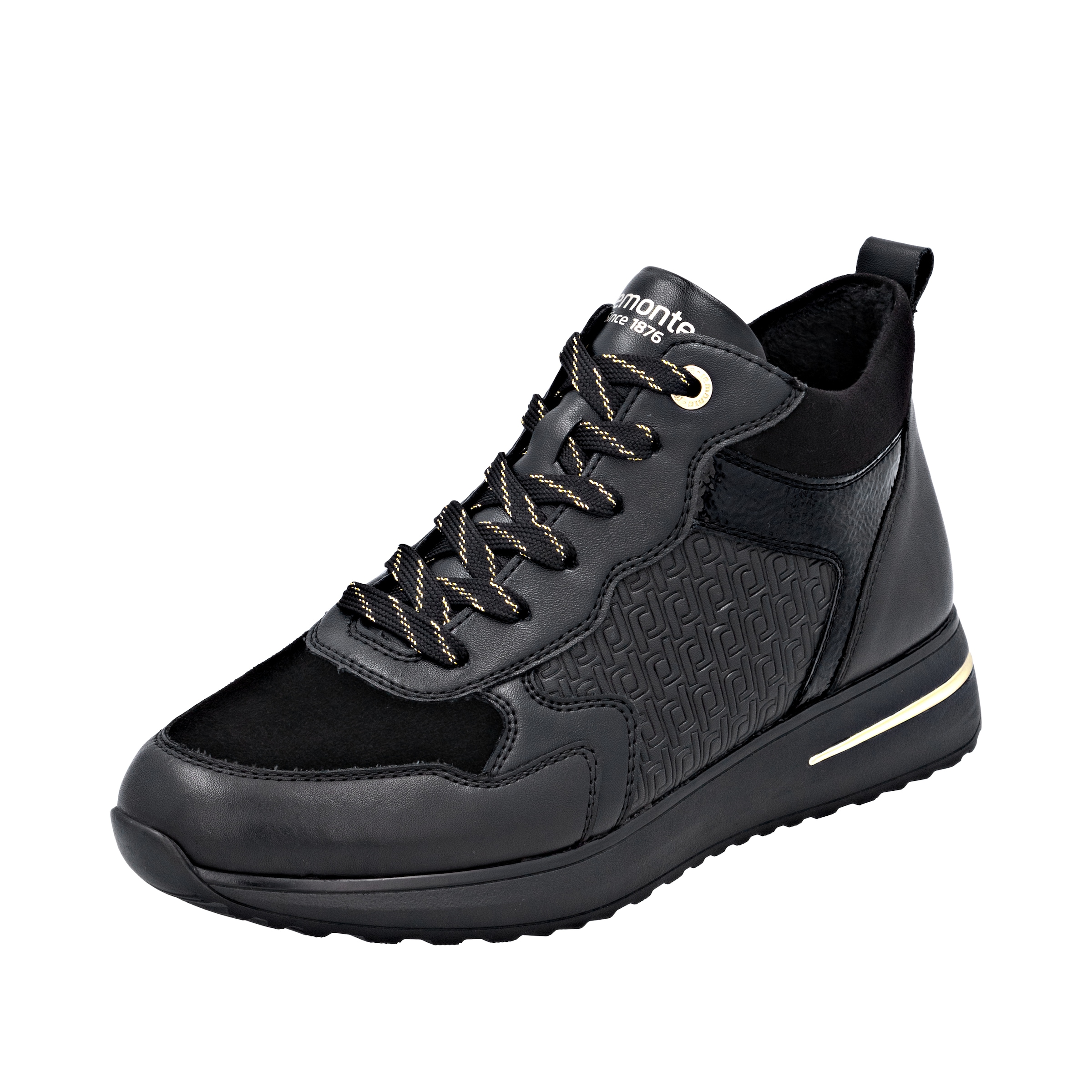 REMONTE High-top trainers in Black: front