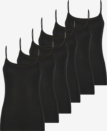 Nina von C. Undershirt 'Fine Cotton' in Black: front
