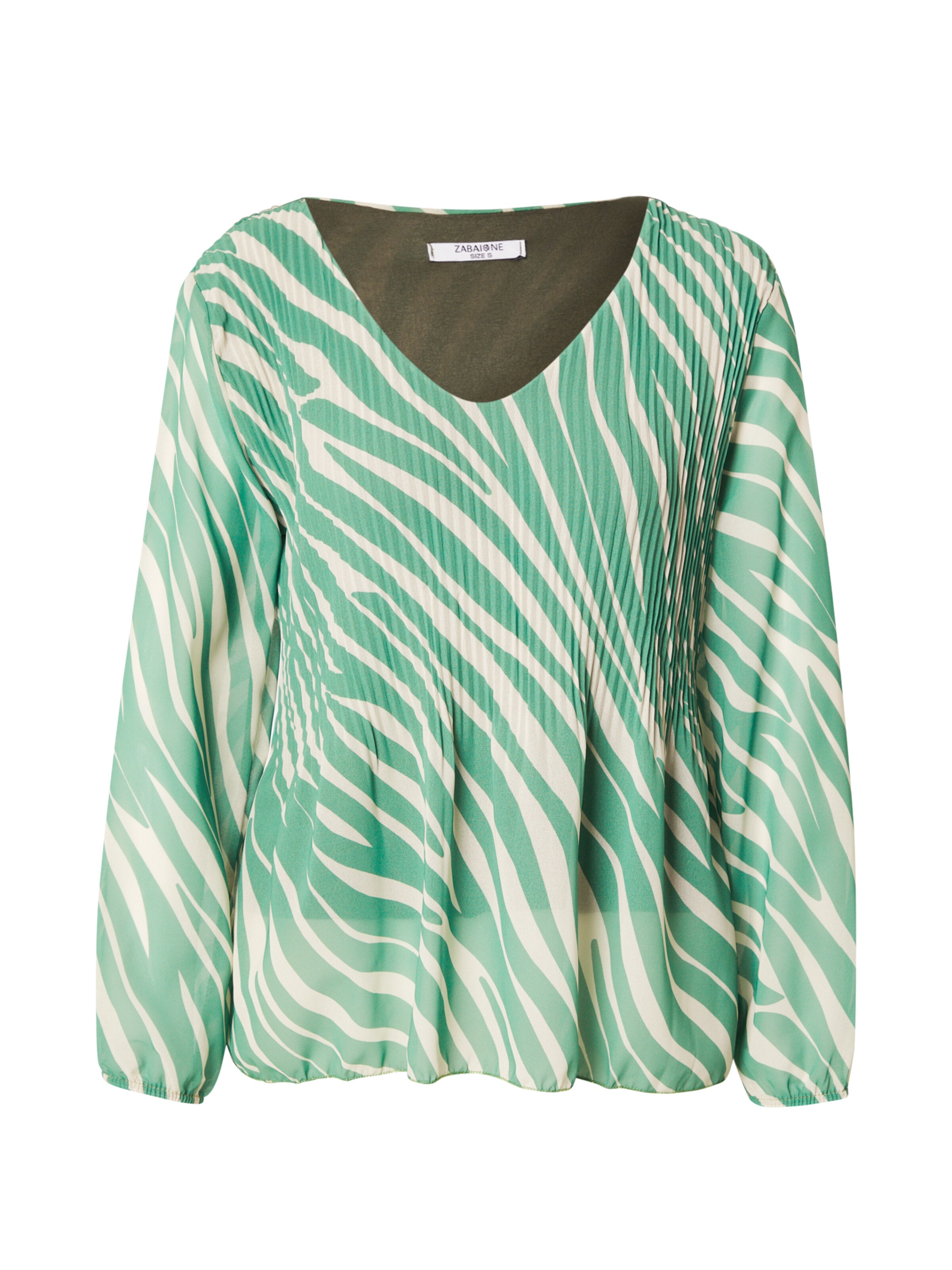 ZABAIONE Bluse 'Ja44na' in Grün: Vorderseite
