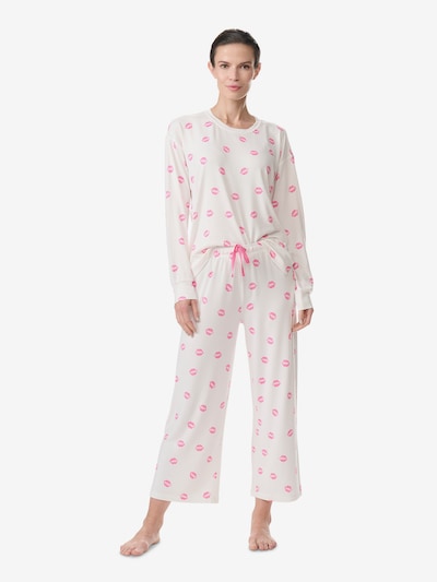 PJ Salvage Pyjama ' l/s - P.J. Salvage Special ' en blanc, Vue avec produit