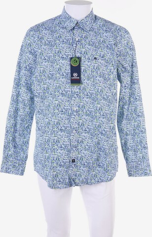 LERROS Button Up Shirt in L in Blue: front