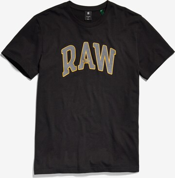 T-Shirt 'University' G-Star RAW en noir : devant