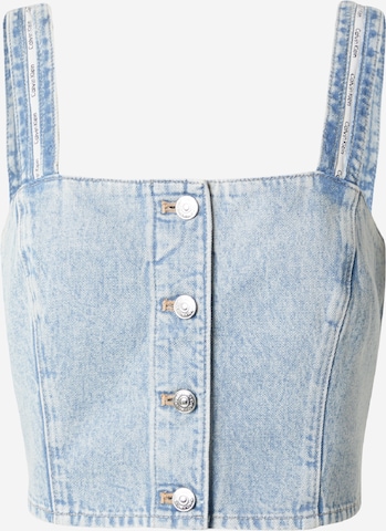 mėlyna Calvin Klein Jeans Palaidinė be rankovių: priekis