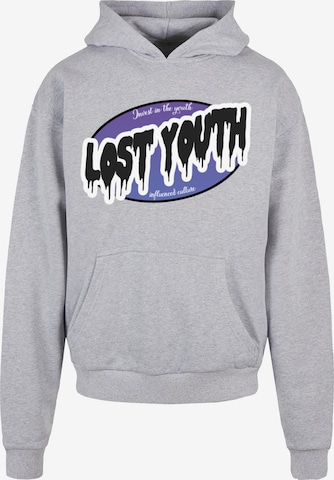 Lost Youth Sweatshirt 'Invest' i grå: forside
