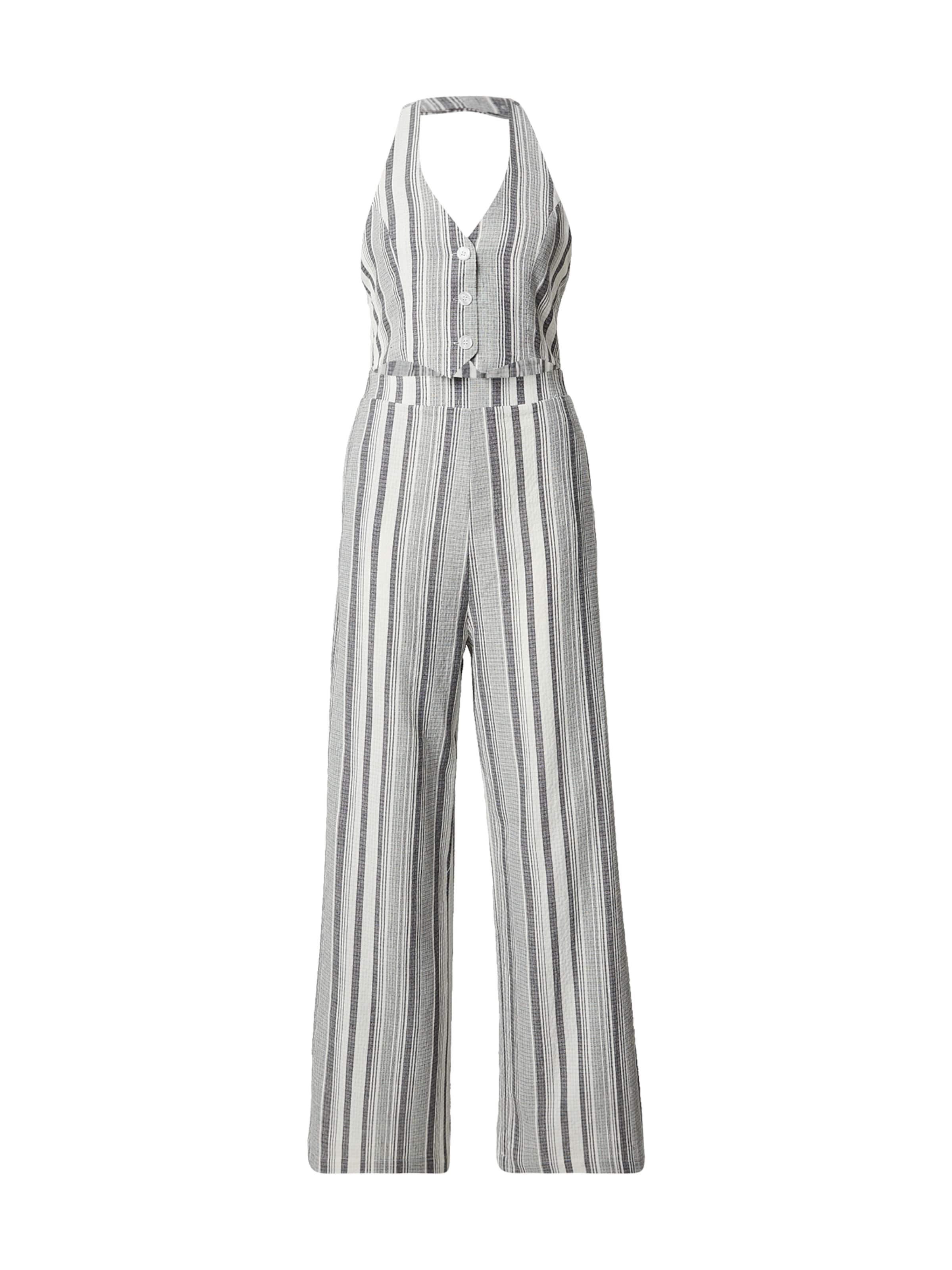 Combinaison 'Tia' ABOUT YOU en gris : devant