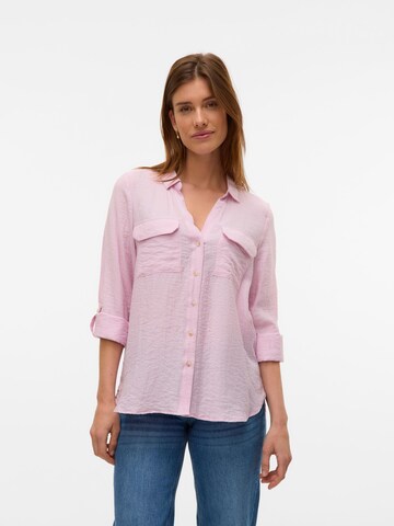 Camicia da donna 'VMRay ' di VERO MODA in rosa: frontale