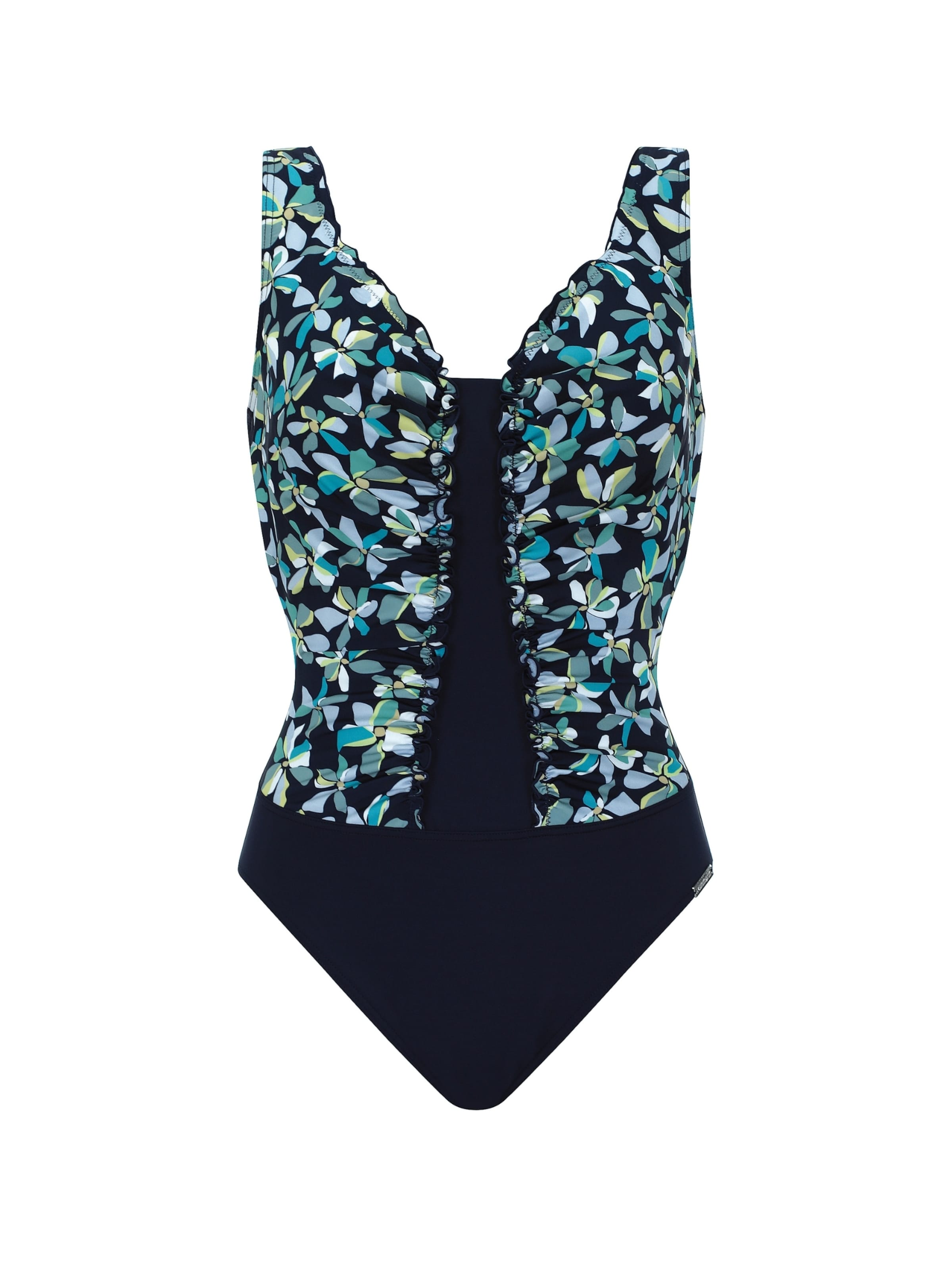 SUNMARIN T-shirt Swimsuit in Blue: front