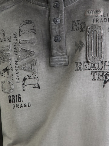 CAMP DAVID Sweatshirt in Black