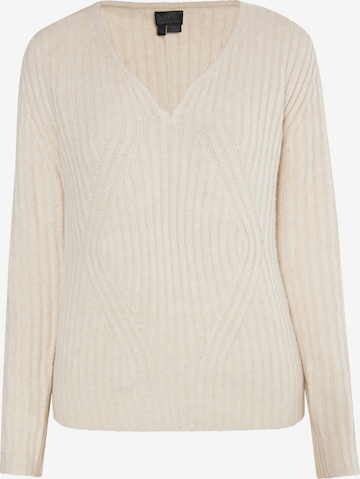 Pull-over 'Ledkin' DreiMaster Klassik en beige : devant