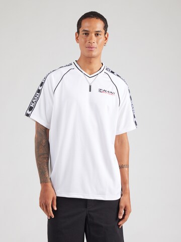 Maglietta di Karl Kani in bianco: frontale