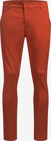Rock Creek Chino Pants in Orange: front
