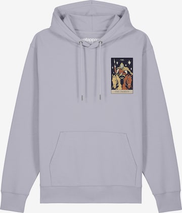 Sweat-shirt ' Tarot The Chariot ' Watapparel en violet : devant