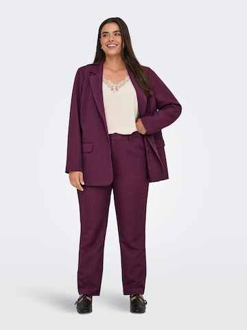 ONLY Carmakoma - regular Pantalón 'CARHATTIE' en rojo