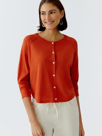 OUI Strickjacke in Orange: Vorderseite
