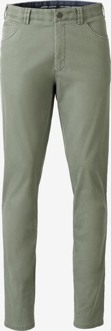 MEYER Chino Pants 'Dublin' in Green: front