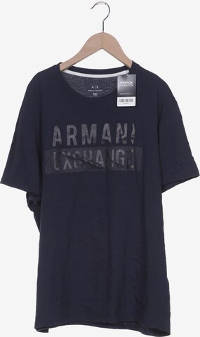 ARMANI EXCHANGE Shirt in XXL in Blue: front