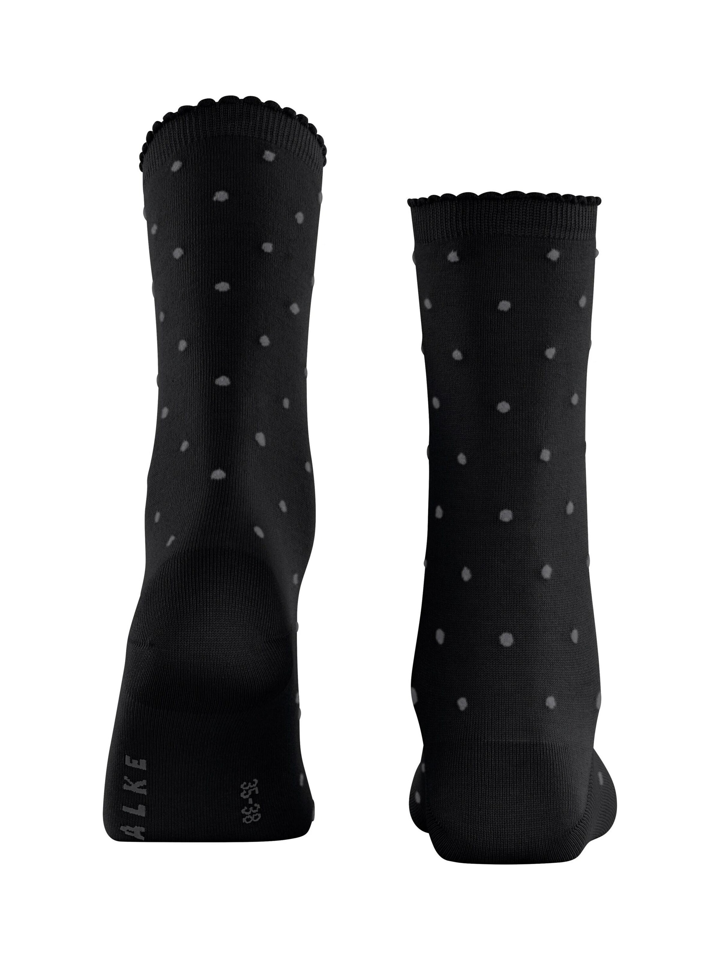 FALKE Socken 'Spike Dot'‌‌‌‌‌ in Schwarz